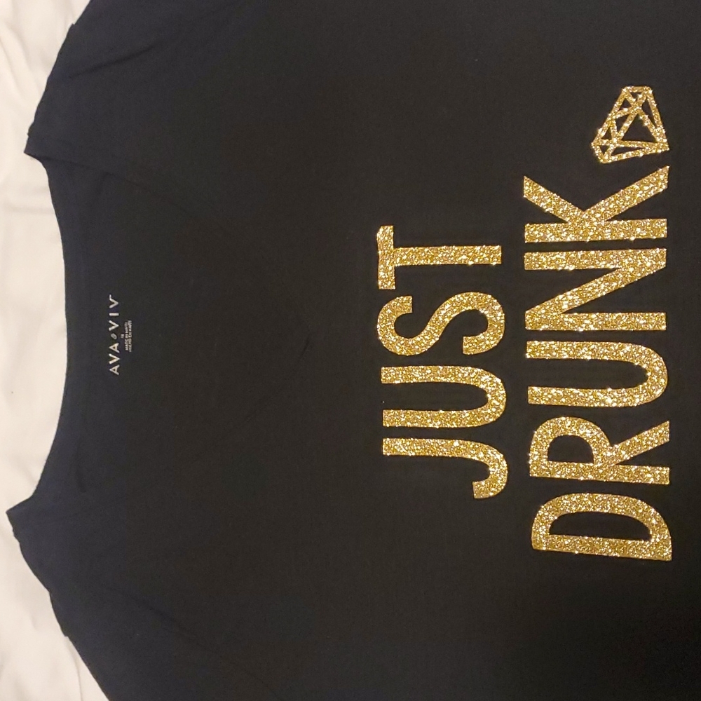 JUST DRUNK T Shirt top